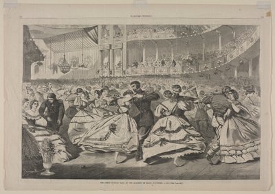 Den stora ryska balen på Musikakademin, den 5 november 1863 av Winslow Homer