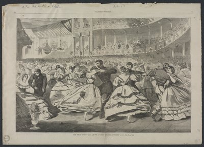Den stora ryska balen vid Musikhögskolan, 5 november 1863, 1863. av Winslow Homer