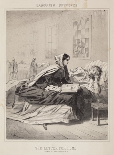 Brevet för hemkampanjskisser. av Winslow Homer