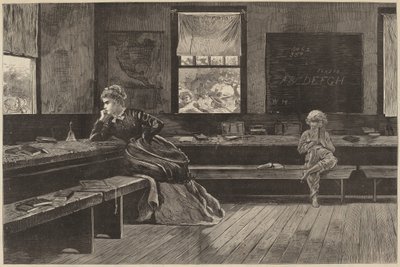The Noon Recess, publicerad 1873. av Winslow Homer