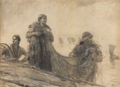 Nätet för lax av Winslow Homer
