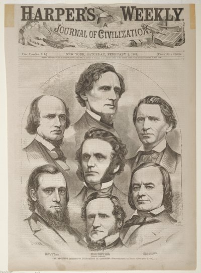 Mississippis utträdande delegation i kongressen av Winslow Homer