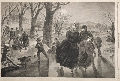 Skridskosäsongen - 1862 av Winslow Homer