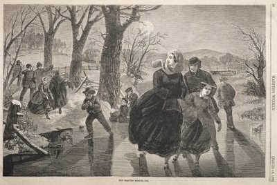 Skridskosäsongen - 1862, 1862. av Winslow Homer