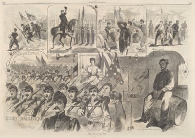 The Songs of War, publicerad 1861. av Winslow Homer