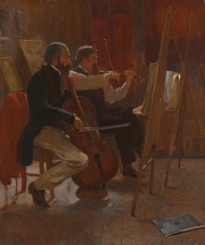 Studion, 1867. av Winslow Homer