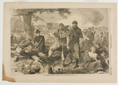 Kirurgen i arbete på baksidan under en förlovning av Winslow Homer
