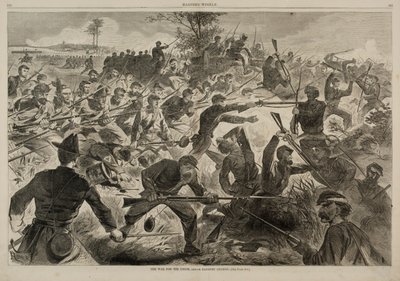 Kriget för unionen 1862 - En bajonettattack, från Harper