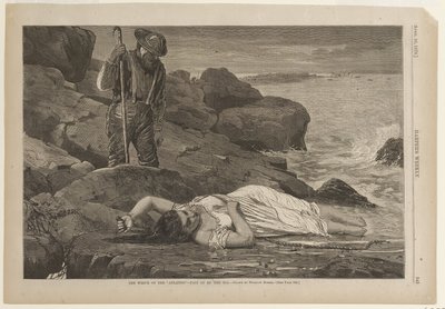 Vraket efter Atlantic - uppspolat av havet av Winslow Homer