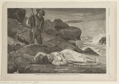 Atlantics vrak uppkastat av havet av Winslow Homer