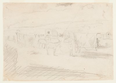 Tåg av armévagnar av Winslow Homer