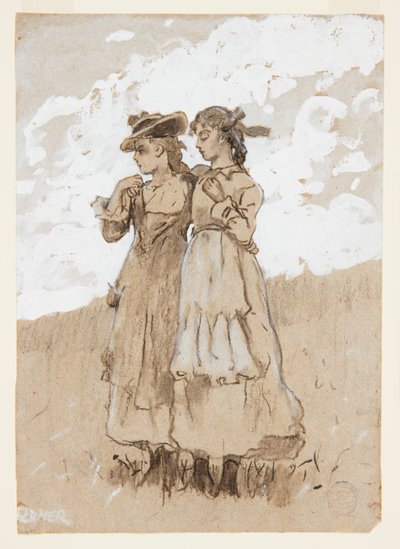 Två unga flickor av Winslow Homer