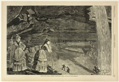 Under vattenfallen, Catskill Mountains av Winslow Homer