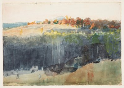 Valley och Hillside av Winslow Homer