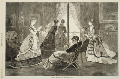 Att vänta på samtal på nyårsdagen av Winslow Homer
