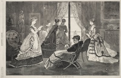 Att vänta på samtal på nyårsdagen av Winslow Homer