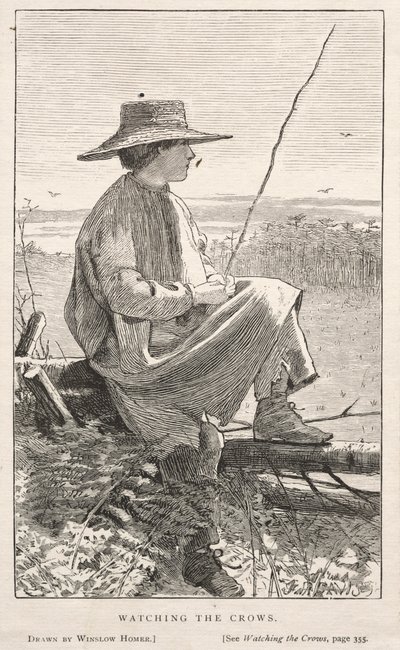 Att titta på kråkorna av Winslow Homer