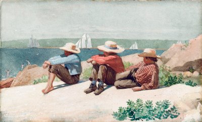 Tittar på skeppen, Gloucester av Winslow Homer