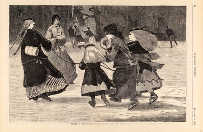 "Winter"--A Skating Scene", från Harper