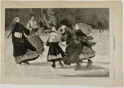 "Vinter" - skridskoscen av Winslow Homer