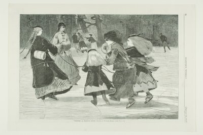 "Vinter" - skridskoscen av Winslow Homer