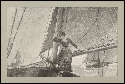 Yachting Girl, 1880 av Winslow Homer