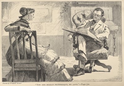 "Du är verkligen pittoresk, min älskade" av Winslow Homer