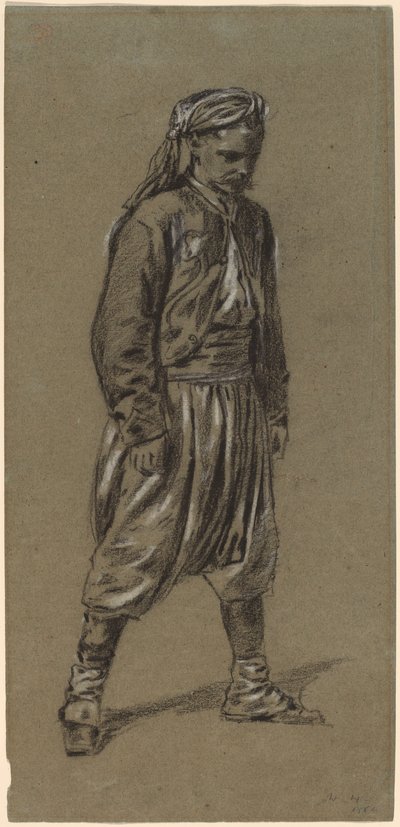 Zouave av Winslow Homer