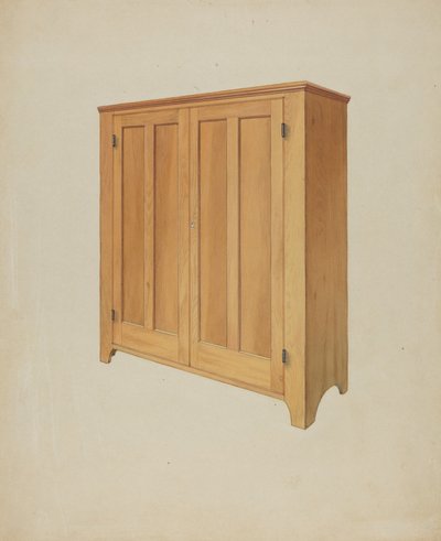 Shaker Cabinet, ca. 1937. av Winslow Rich