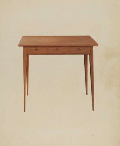 Shaker Table, 1938. av Winslow Rich