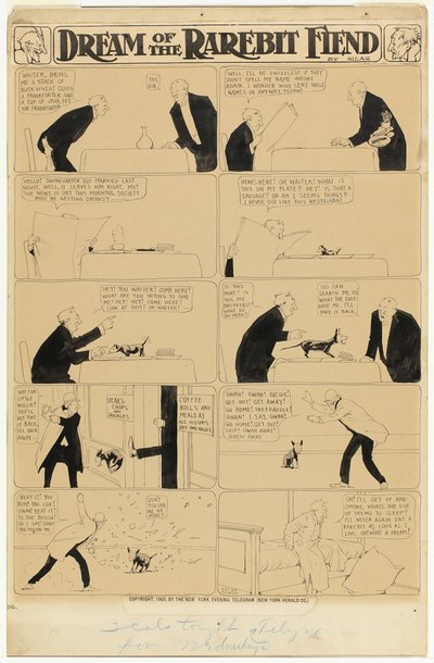Dröm om Rarebit Fiend av Winsor McCay