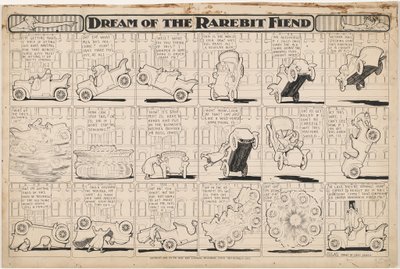Dream of the Rarebit Fiend: Bucking Automobile av Winsor McCay