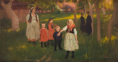 Besittningar eller Konstnärens familj av Wlodzimierz Tetmajer