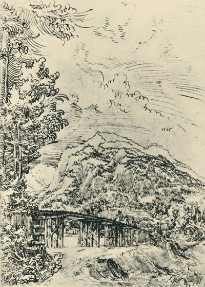 Landskap, 1515, 1943. av Wolf Huber