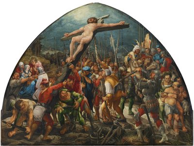 The Elevation of the Cross, ca. 1525 av Wolf Huber