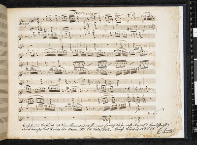 Adagio och Rondo i c-moll/dur för armonica, flöjt, oboe, viola och cello av Wolfgang Amadeus Mozart