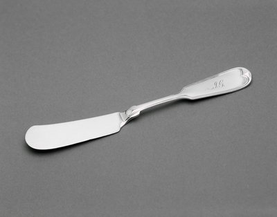 Smörkniv, ca. 1845-1864 (silver) av Wood and Hughes