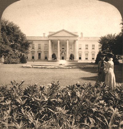 Vita huset, Washington D.C., 1908. av Works and Sun Sculpture Studios