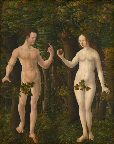 The Fall of Man [mittpanelen], ca. 1535. av Workshop of Albrecht Altdorfer