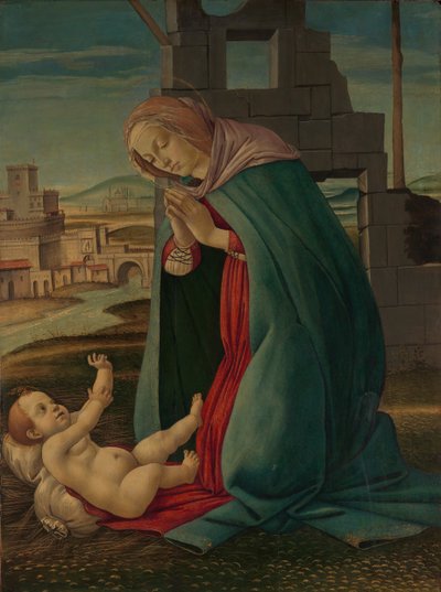 Födelsekyrkan, sent 1400-tal. av Workshop of Botticelli