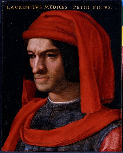 Italienska: Porträtt av Lorenzo den magnifike de