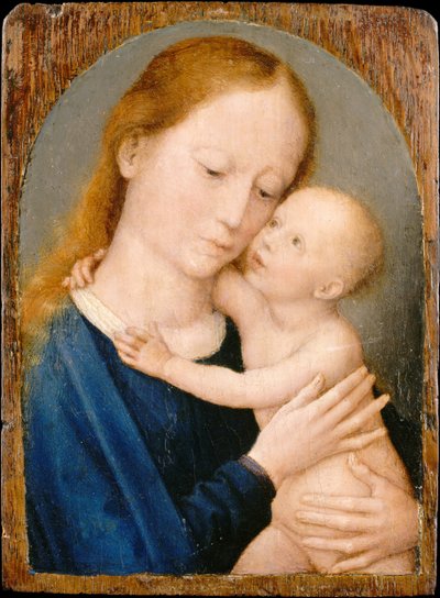 Jungfru och barn, 1490-1523. av Workshop of Gerard David