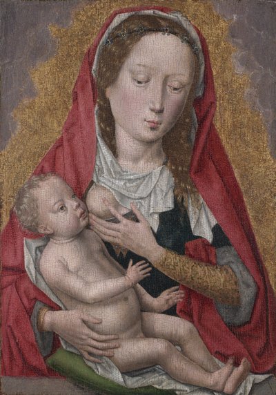 Jungfru och barn av Workshop of Hans Memling