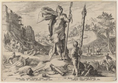Bronsåldern av Workshop of Hendrick Goltzius, after Hendrick Goltzius