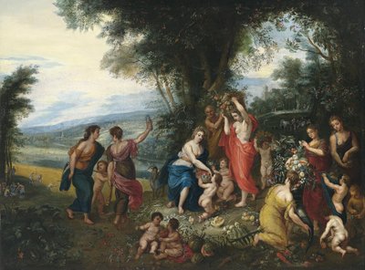 Allegory of Summer av Workshop of Jan Brueghel the Elder