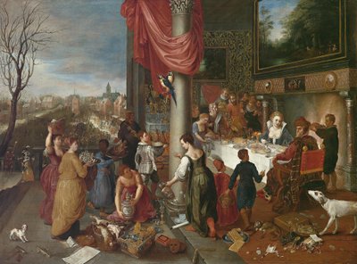 Allegori över vintern av Workshop of Jan Brueghel the Elder