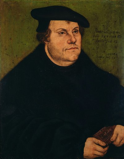 Martin Luther av workshop of Lucas Cranach the Elder