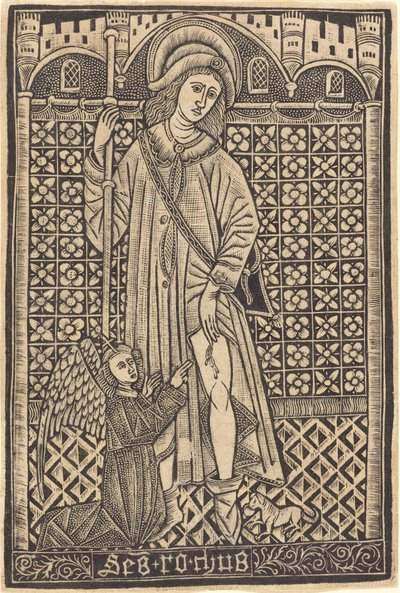Saint-Roche av Workshop of Master of the Cologne Arms