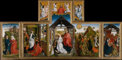 Födelsekyrkan, mitten av 1400-talet (tempera och olja på trä) av Workshop of Rogier van der Weyden