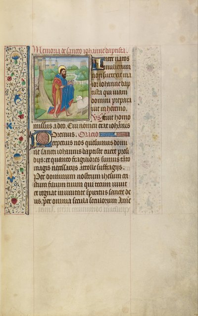 Sankt Johannes Döparen av Workshop of Willem Vrelant